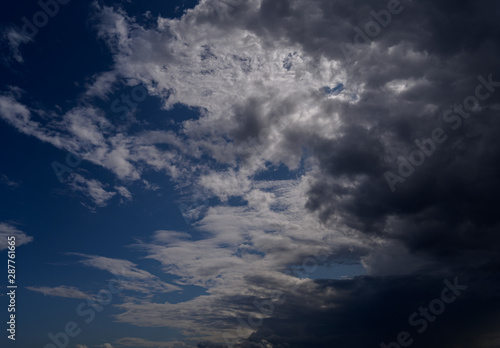 Dramatic sky with clouds. Nature background. © Vladimir Arndt