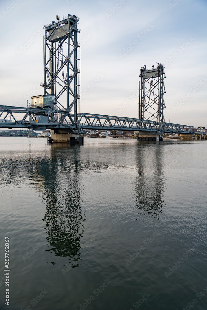 Memorial Bridge between Portsmouth, New Hampshire, USA Memorial Bridge between Portsmouth, New Hampshire, USA