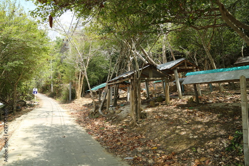 Graveyard for non-religious persons at Phi Phi Don, near Laemtong beach. Thailand
