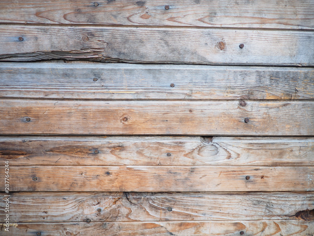 Naklejka premium plank wooden wall. beautiful background