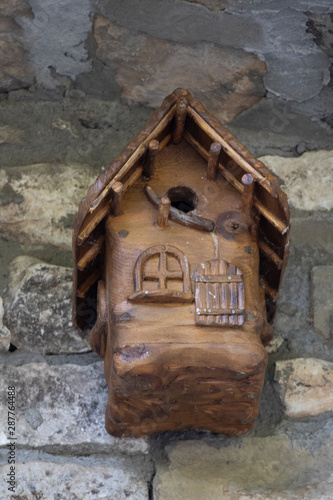 Wooden birdhouse, handmade, with love