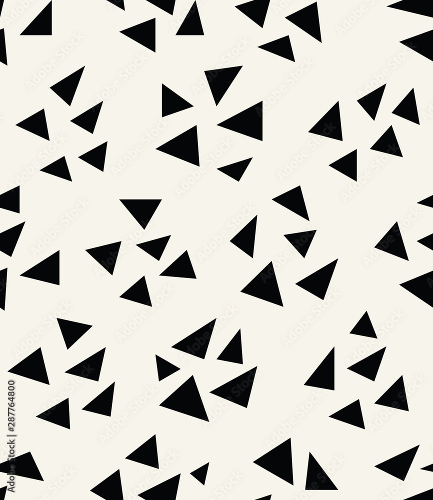 abstract geometric triangle pattern for seamless background, simple minimalist graphic , retro decoration and fabric