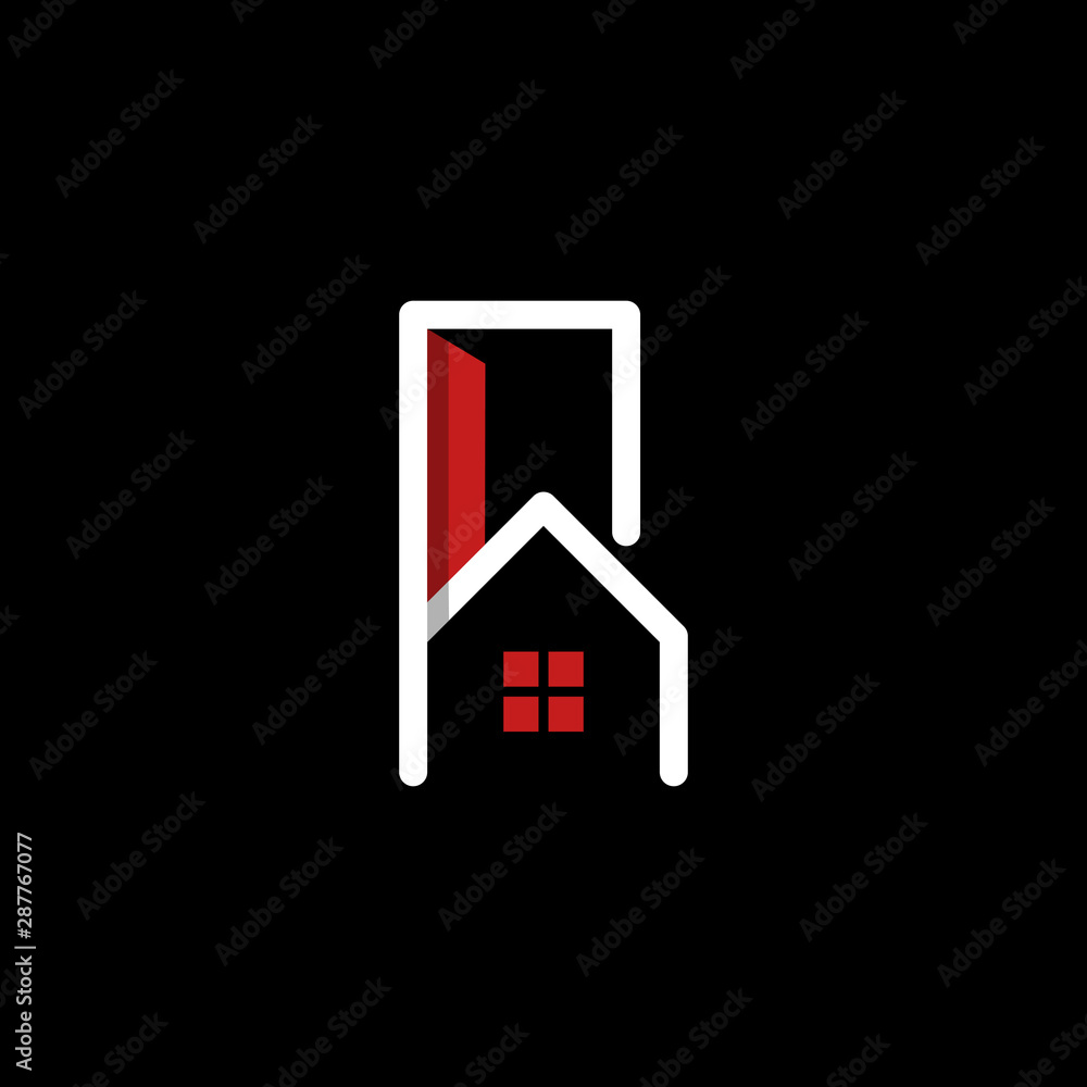 Home Building Minimalist Simple Modern Icon Logo Element Design Template Vector Home Building Minimalist Simple Modern Icon Logo Element Design Template Vector