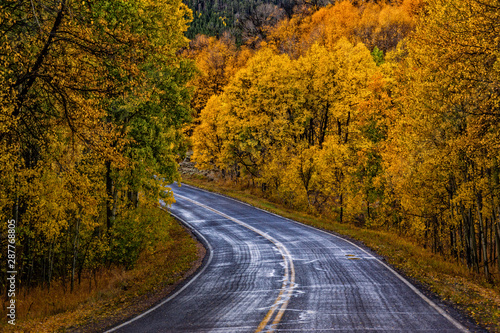 Colorado Fall Country Road