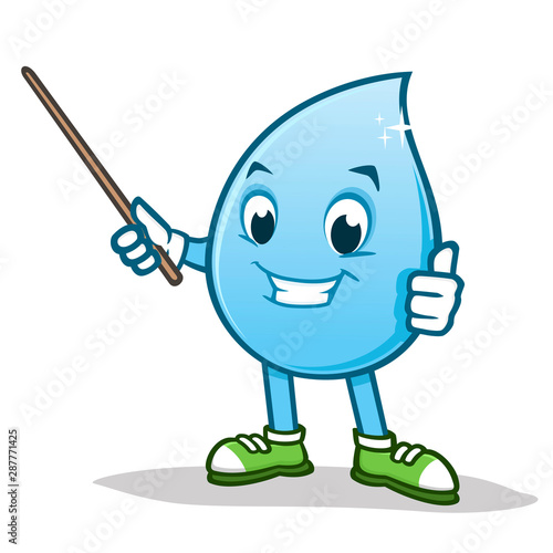 Cartoon Waterdrop