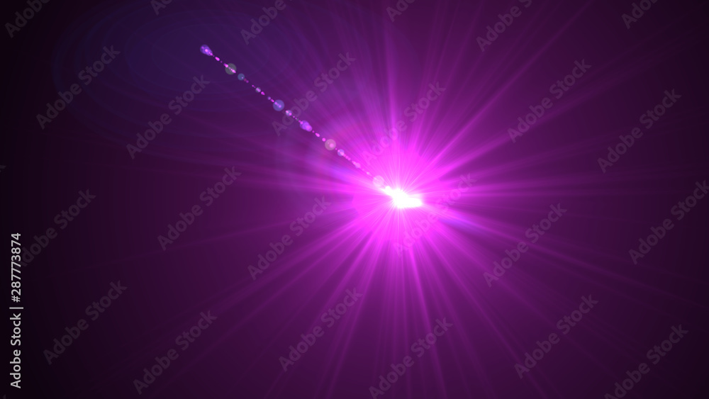 Bright magenta lense flare Bright magenta lense flare