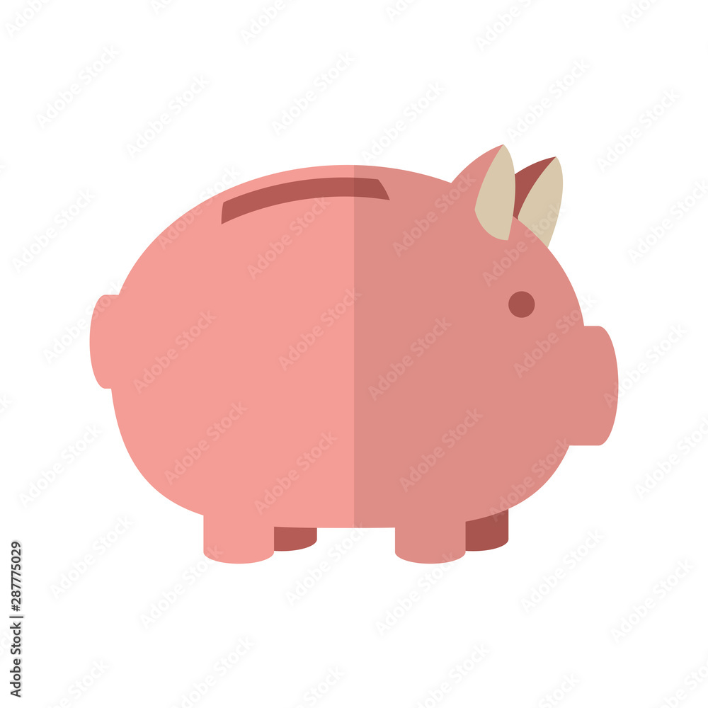 Isolated piggy vector design Isolated piggy vector design