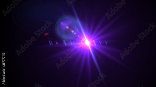 Wallpaper Mural Bright purple lense flare Torontodigital.ca