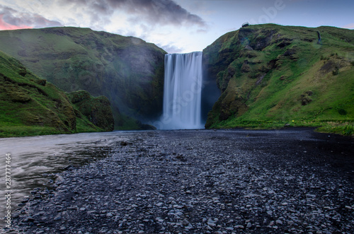 Fototapeta Naklejka Na Ścianę i Meble -  Iceland, Skógafoss waterfall, unesco, europe