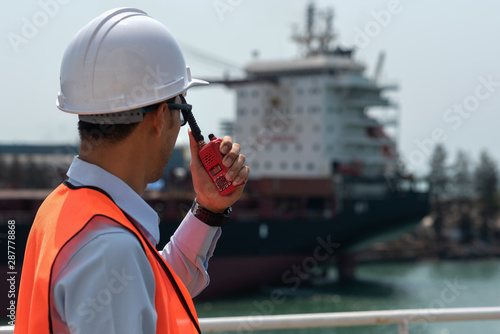engineering foreman, controller in working place, port control