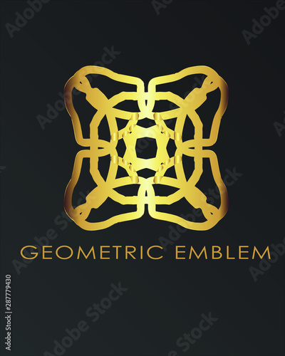 Luxury geometric logo