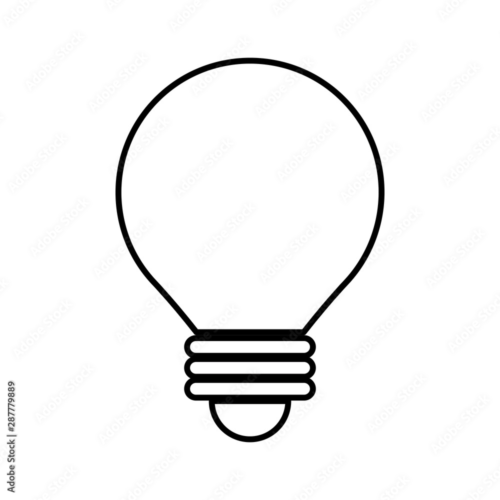 Isolated electric light bulb design Isolated electric light bulb design