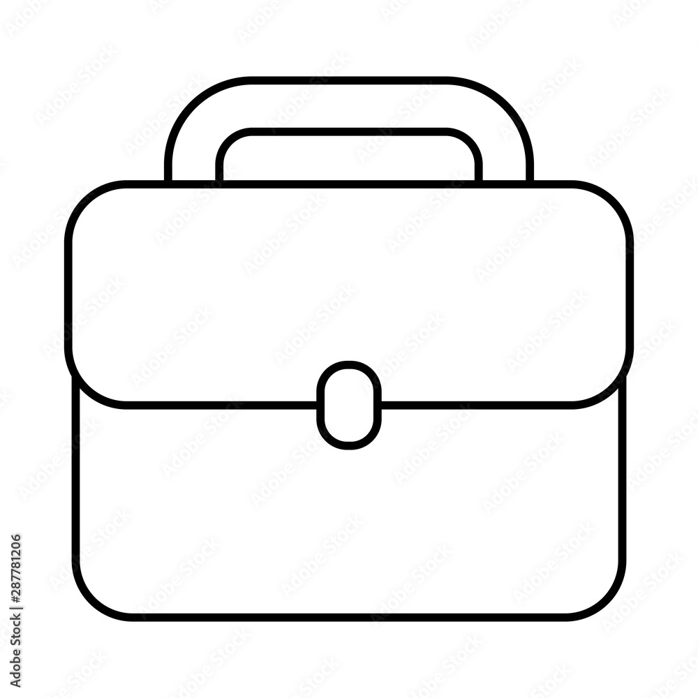 Isolated professional suitcase vector design Isolated professional suitcase vector design