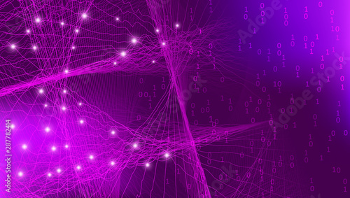 Pink Big Data Infographic. Business Analysis. 
