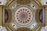 Inner Dome from the rotunda floor of the Pennsylvania State Capitol in Harrisburg, Pennsylvania