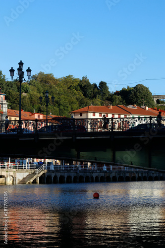 Bridge over the estuary of Bilbao