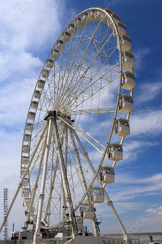 Ferris wheel in Marseille, France.