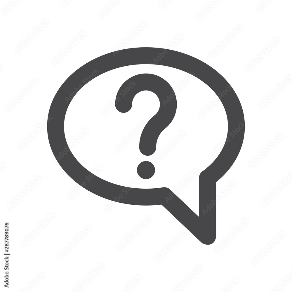 Speech bubble vector icon, simple sign for web site and mobile app. Speech bubble vector icon, simple sign for web site and mobile app.