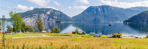 Camping along Sundalsfjord ...