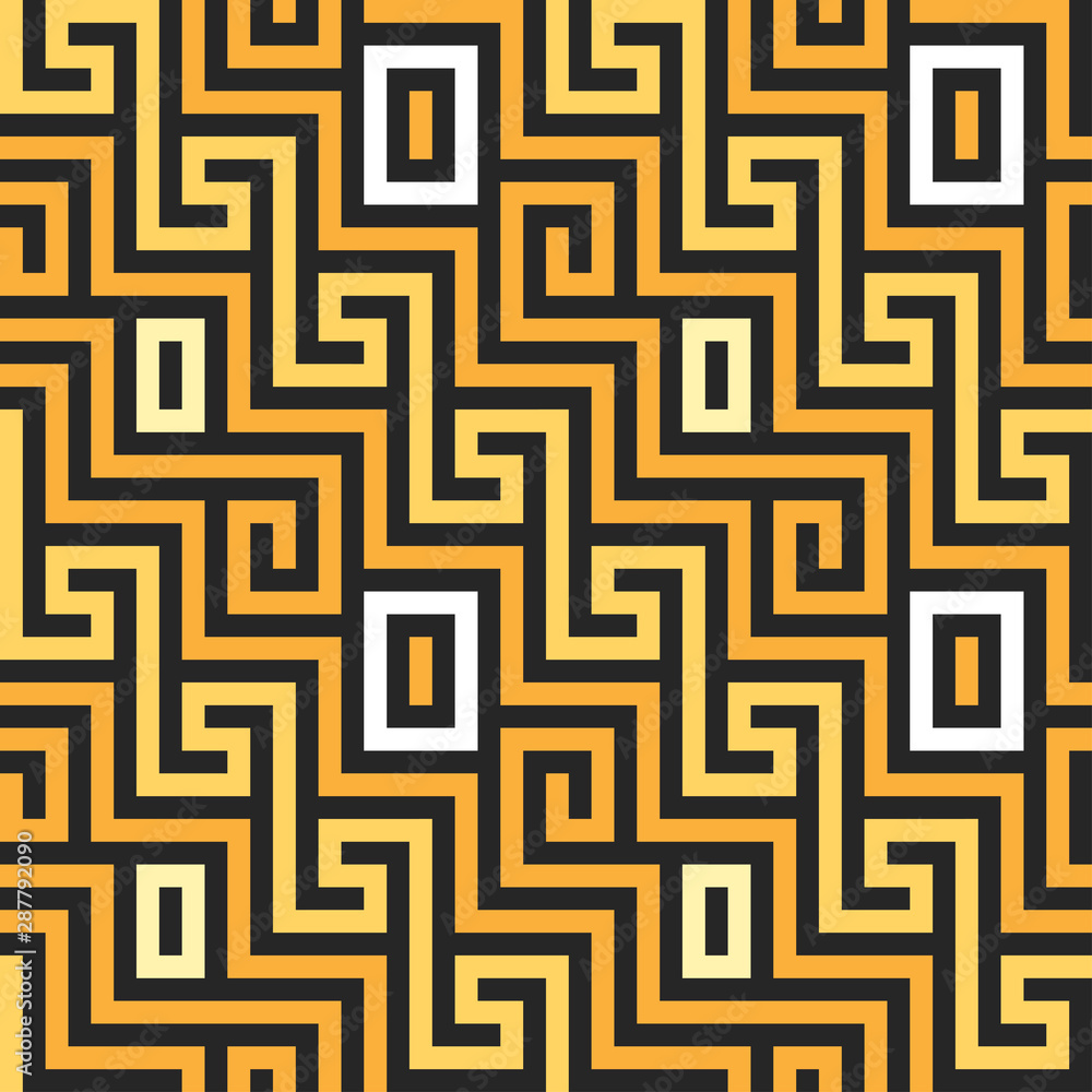 seamless Greek gold ornament, Meander seamless Greek gold ornament, Meander