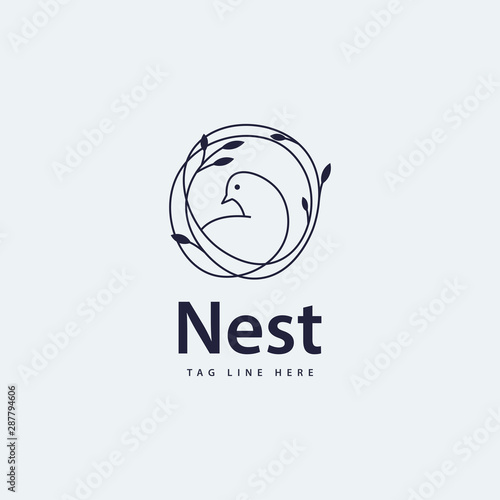 Nest logo design