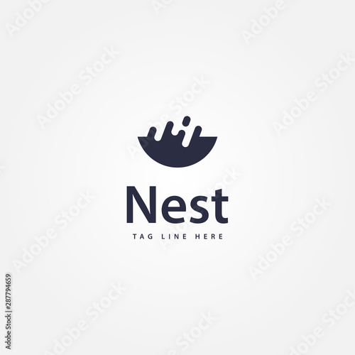 Nest logo design