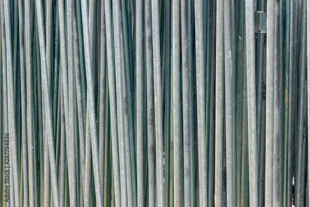 Obraz premium Modern abstract steel fences pattern background