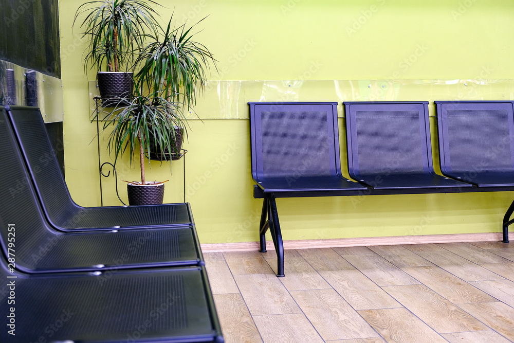 Naklejka premium Holiday destination. Customer service center in the shopping complex.