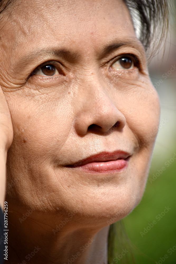 Retired Minority Female Senior And Dementia Retired Minority Female Senior And Dementia