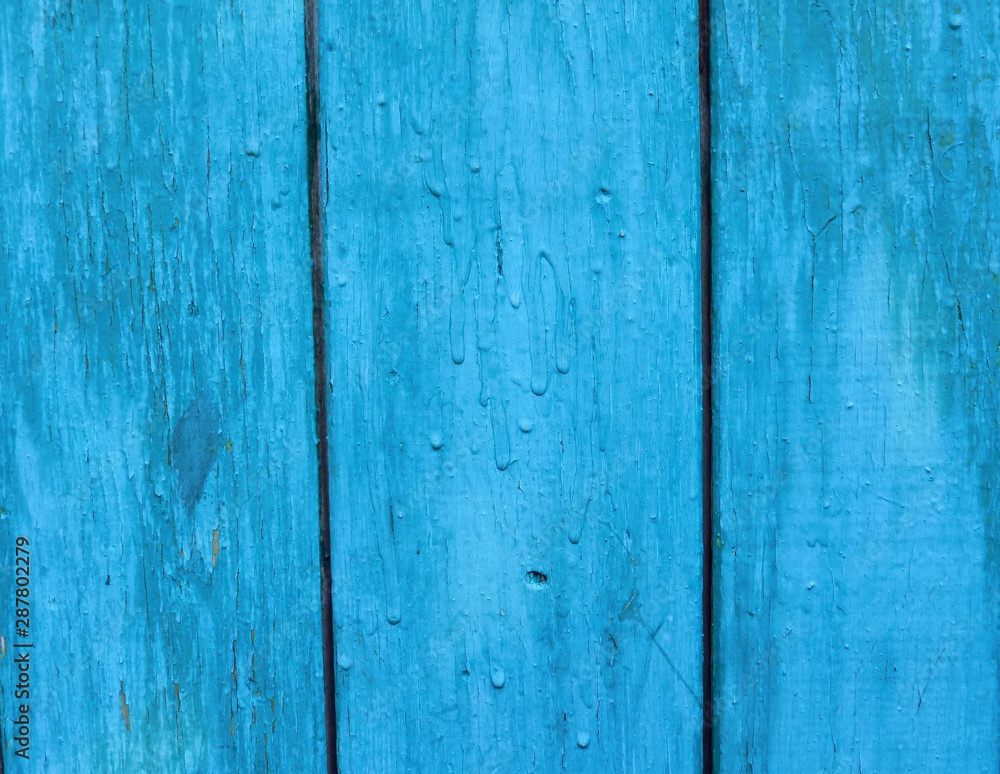 Texture - boards painted in turquoise color Texture - boards painted in turquoise color