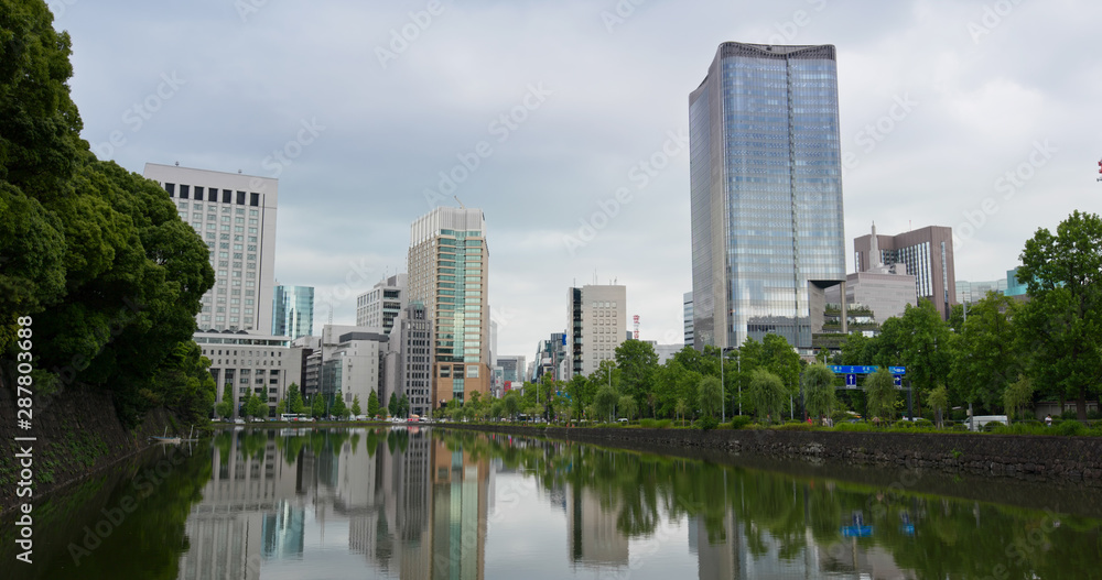 Tokyo business district