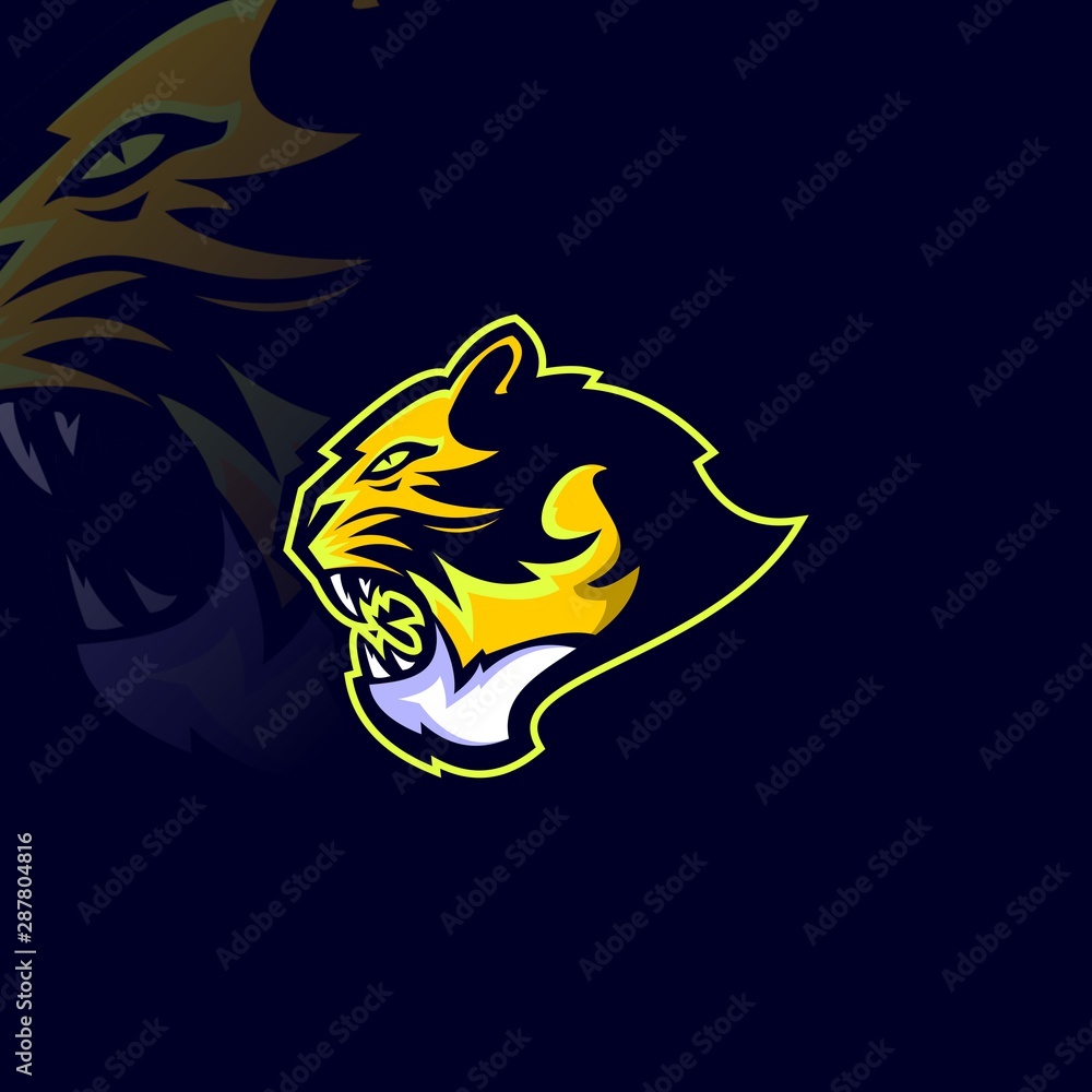 Fototapeta premium tiger sport mascot logo