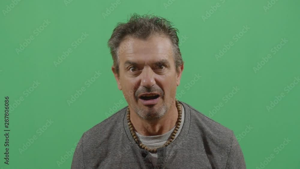 Adult Man Screaming At The Viewer Like He Did Something That Was Not Supposed To Or Trying To Calm Down Going From Calm To Screaming And Back Adult Man Screaming At The Viewer Like He Did Something That Was Not Supposed To Or Trying To Calm Down Going From Calm To Screaming And Back