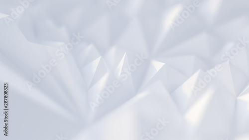 White backround. Abstract Illustration. Parametric Low poly triangle