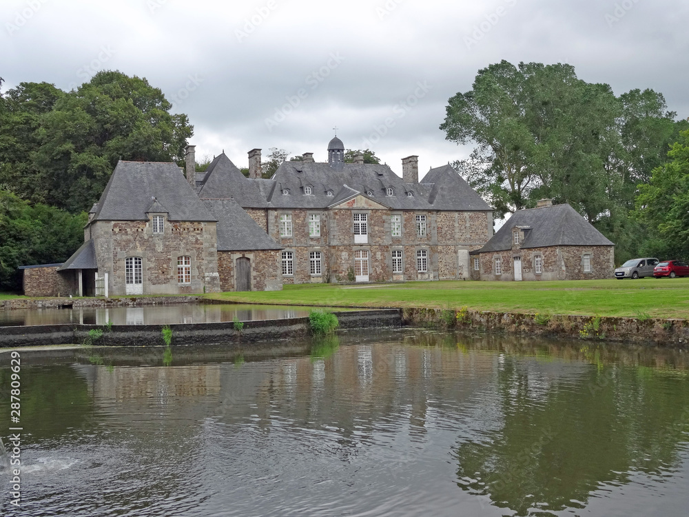 Fototapeta premium Normandie, Abbaye de Lucerne