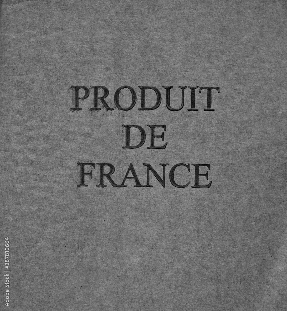 Fototapeta premium PRODUIT DE FRANCE