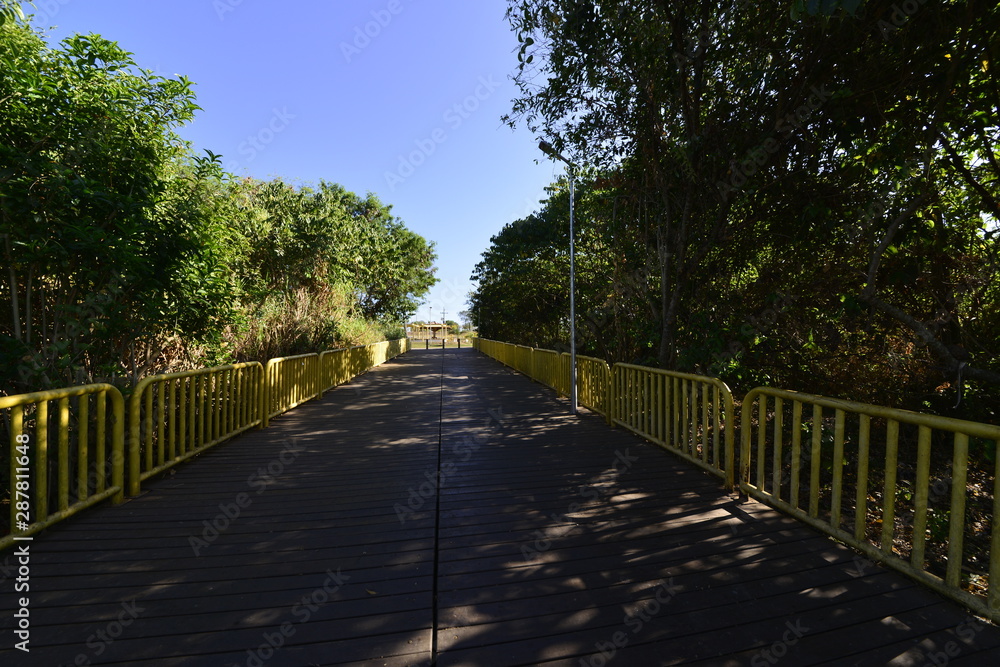 A beautiful view of Deck Sul Park in Brasilia, Brazil