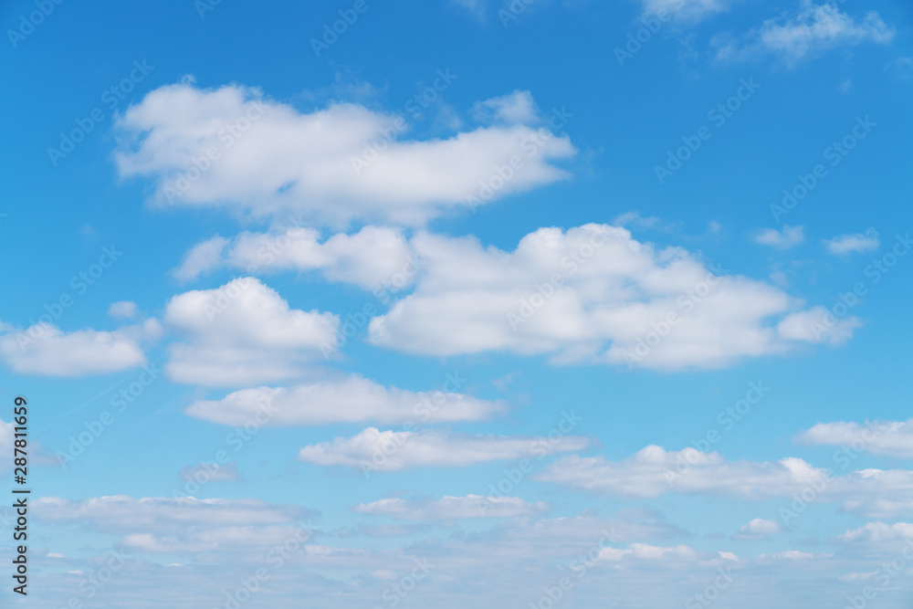 Fototapeta premium Blue Sky and White Clouds