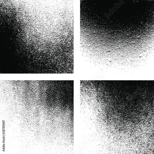 Abstract vector noise vanishing. Subtle grunge texture overlay with fine particles isolated on a white background. EPS10.