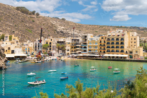 Картината върху платно Scenic Xlendi Town Gozo Island, Malta