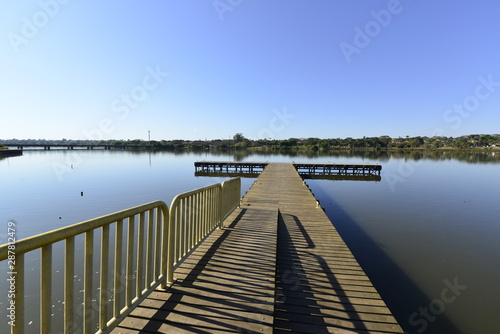 A beautiful view of Deck Sul Park in Brasilia, Brazil