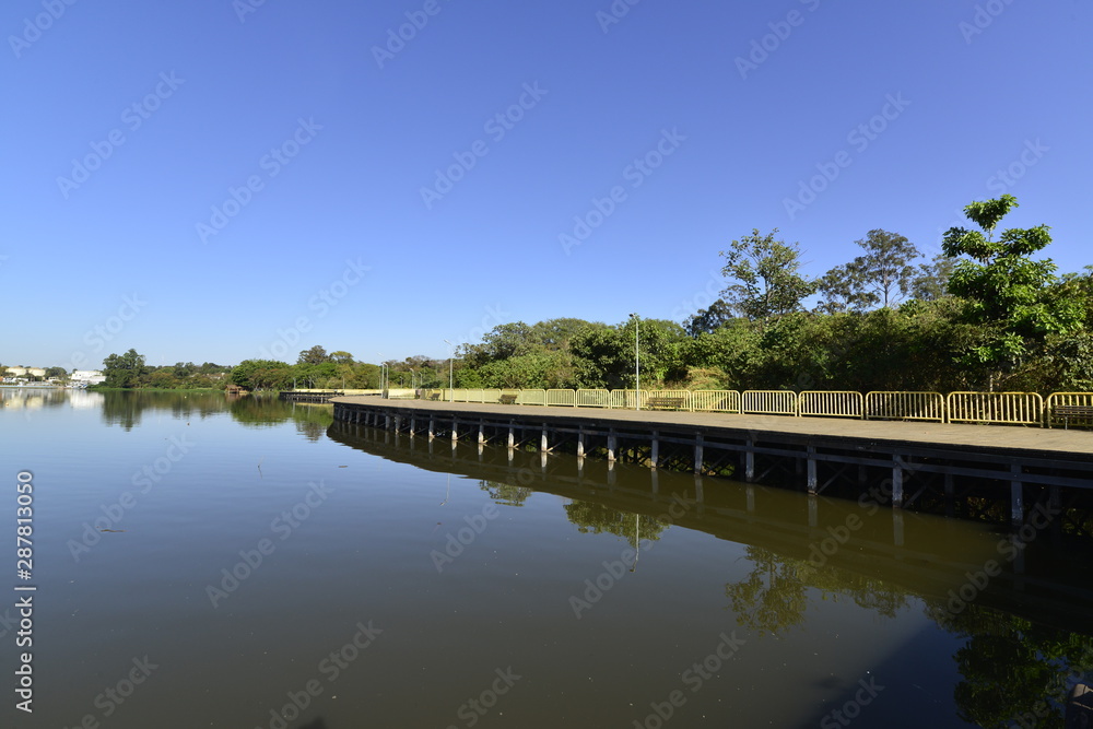 A beautiful view of Deck Sul Park in Brasilia, Brazil