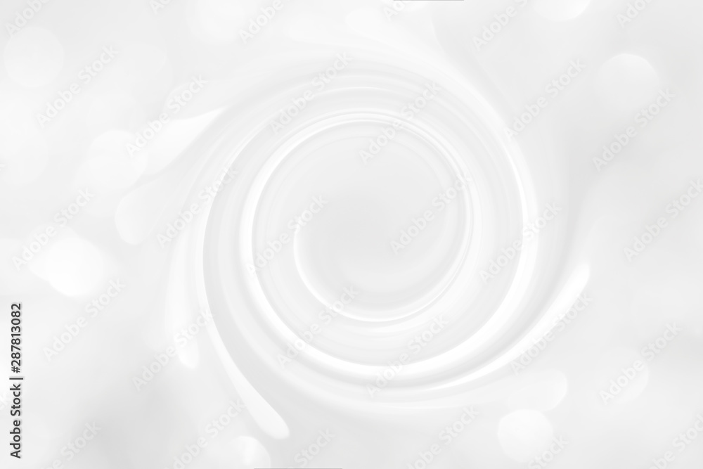 Obraz premium White marble texture with a spiral pattern for packaging in a modern style. Beautiful circle pattern with divorces and wavy lines in gray tones for wallpaper and screen saver, space modern theme.