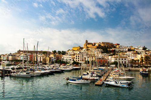 boats in the harbour-Port of Ibiza 