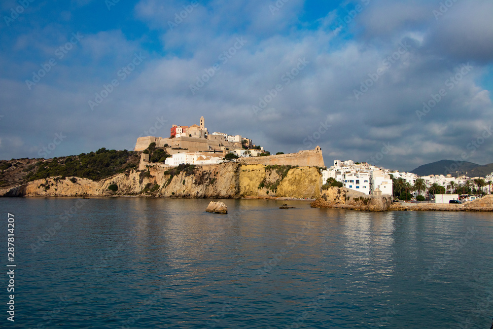 View to The Castle of Ibiza