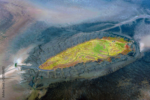 Hallig Norderoog im Friesischen Wattenmeer photo