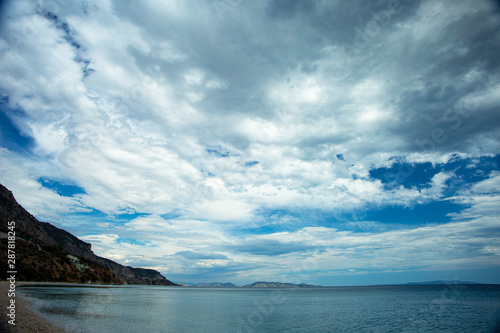 daytime landscape of the Aegean sea