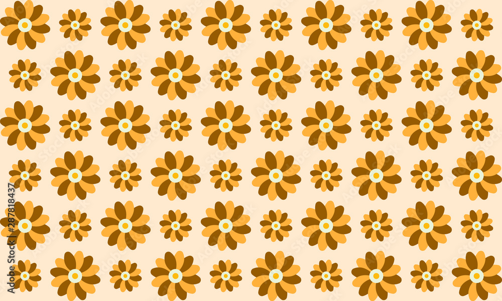 Beautiful flower pattern background 