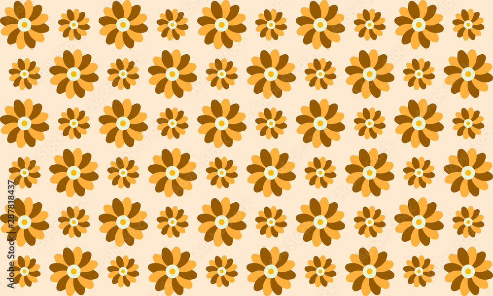 Beautiful flower pattern background Beautiful flower pattern background