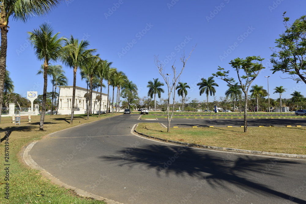 A beautiful view of Brasilia park in the city (Pontão do Lago).